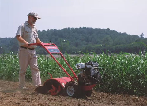 Troy-Bilt Pony Tiller | 16in Rear Tine Tiller | 250cc Briggs & Stratton Engine | Forward Rotating Tines