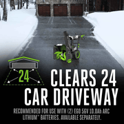 EGO POWER+ 24 in. Self-Propelled 2-Stage XP Snow Blower with Peak Power™ SNT2416