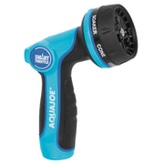 Restored Aqua Joe AJHN102 Heavy Duty Indestructible Metal Multi Function Adjustable Hose Nozzle with Smart Throttle (Refurbished)