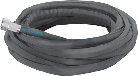 Restored Aqua Joe AJFJH50-PRO Ultra Flexible Kink Free Fiberjacket Garden Hose | 50-Foot | Metal Fittings (Refurbished)