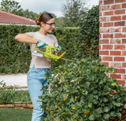 Restored Sun Joe 24V-HT18-GT10-LTE | 24V Cordless Hedge Trimmer + Stringless Grass Trimmer | W/ 2.0-Ah Battery + Charger (Refurbished)