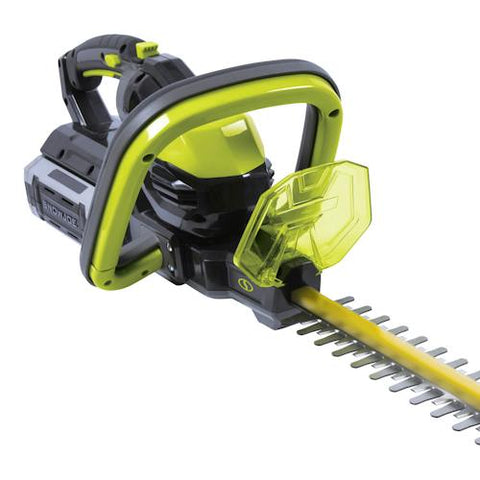 Restored Sun Joe iON100V-24HT-CT | 100-Volt iONPRO Cordless Handheld Hedge Trimmer | 24-Inch | Tool Only (Refurbished)