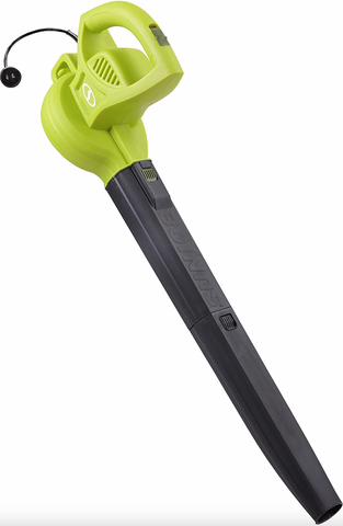 Sun Joe SBJ597E | 6-Amp 155 MPH Electric Leaf Blower | COLOR MAY VARY (Refurbished) | IN-STORE EXCLUSIVE