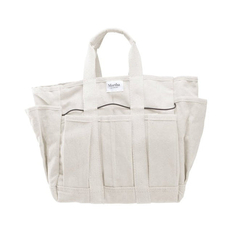 Restored Martha Stewart MTS-CNVBG-MBK Heavy-Duty Canvas Garden Bag (Black) (Refurbished)