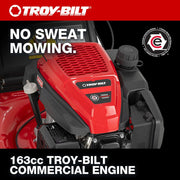 Troy Bilt TB230C | High-Wheel Self-Propelled Mower |Commercial 163cc Troy-Bilt Engine | 11" Rear Wheels | 3-in-1 Deck | Variable Speed FWD