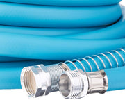 Restored Aqua Joe AJPGH50-DWS 5/8 in 50 Ft. Hybrid Polymer Flex Kink Free Hose (Refurbished)