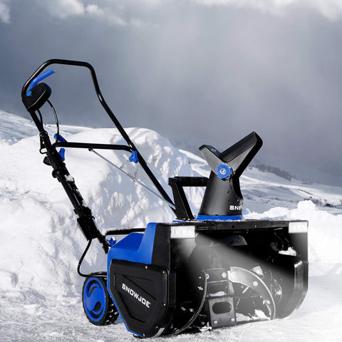 Snow Joe SJ627E | 22-Inch 15-Amp Electric Snow Thrower | Dual LED Lights (Refurbished)