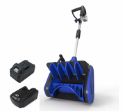 Restored Snow Joe 24V-SS13.5-XR-SJB | Cordless Battery Snow Shovel Kit | 13.5 Inch | 24-Volt | W/ 5.0-Ah Battery & Charger | Directional Control (Refurbished)