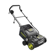 Restored Sun Joe AJ808E Electric Lawn Dethatcher + Scarifier | In-Store Exclusive | W/ Collection Bag | 15-inch | 15-Amp (Refurbished)