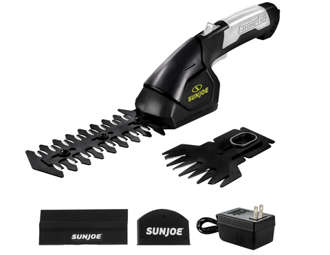 Restored Sun Joe HJ604C 7.2-Volt 2-in-1 1250-RPM Cordless Grass Shear / Shrubber Handheld Trimmer, Rechargeable On-board Lithium-Ion Battery and Charger Included (Refurbished)