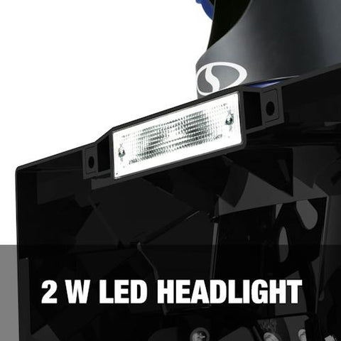 Restored Snow Joe 24V-X2-SB18-TV1 | 48-Volt IONMAX Snow Blower Bundle | W/ 2 x 4.0-Ah Batteries, Dual Port Charger, Cover, & Ice Dozer (Refurbished)