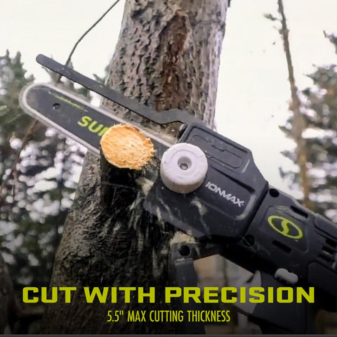 Restored Sun Joe 24V-HCSWP-6-LTE | In-Store Exclusive | 24-Volt* IONMAX Cordless Telescoping Pole Pruning Saw Kit | 4000 RPM | W/ 2.0-Ah Battery + Charger (Refurbished)