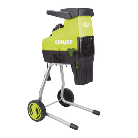 Sun Joe CJ603E 15-Amp 1.7-Inch Cutting Diameter Electric Silent Wood Chipper/Shredder, Green (Refurbished) | IN-STORE EXCLUSIVE