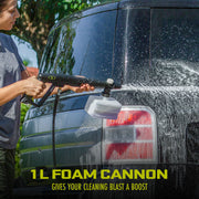 Restored Sun Joe SPX2790-MAX | Electric Pressure Washer | 2200 PSI Rated Pressure | Included Foam Cannon (Refurbished)