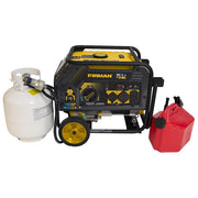 Restored Firman H03651 Dual Fule Generator | 4550 Watts | 208cc Engine | Electric Start | Low Oil Shut Off | Generator Only (Refurbished)