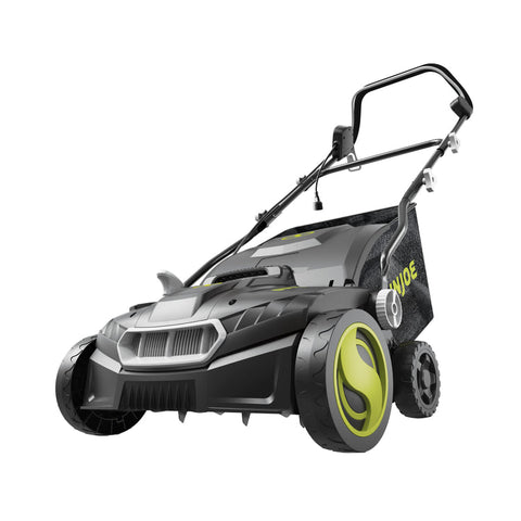 Restored Sun Joe AJ808E Electric Lawn Dethatcher + Scarifier | In-Store Exclusive | W/ Collection Bag | 15-inch | 15-Amp (Refurbished)