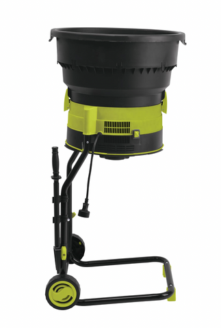 Sun Joe SDJ617E | Bladeless Electric Leaf Mulcher + Shredder | 15 Amp | 8,000 RPM | Mulches Up to 55 Gallons of Leaves Per Minute | Black (Refurbished) | In Store Exclusive