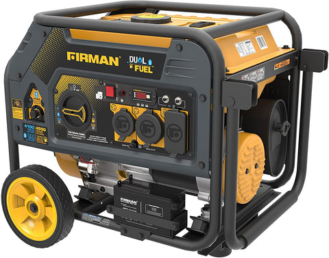 Restored Firman H03651 Dual Fule Generator | 4550 Watts | 208cc Engine | Electric Start | Low Oil Shut Off | Generator Only (Refurbished)